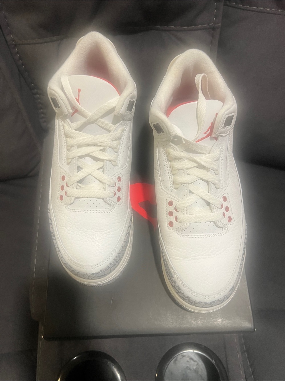 Nike White and Pink Women's Sneakers
